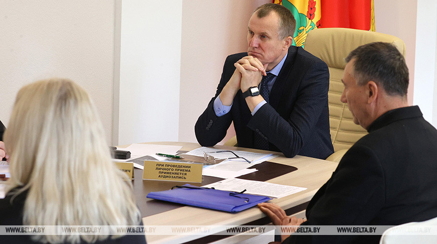 Исаченко провел прием граждан в Чаусском райисполкоме