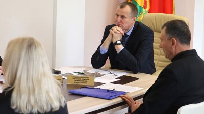 Исаченко провел прием граждан в Чаусском райисполкоме