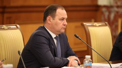 Головченко: Беларусь и РФ не только успешно противостоят санкциям, но и укрепляют сотрудничество