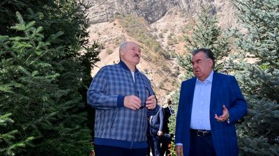 Лукашенко и Рахмон провели неформальную встречу в загородной резиденции Президента Таджикистана