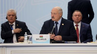 Лукашенко в Астане принимает участие в саммите СВМДА