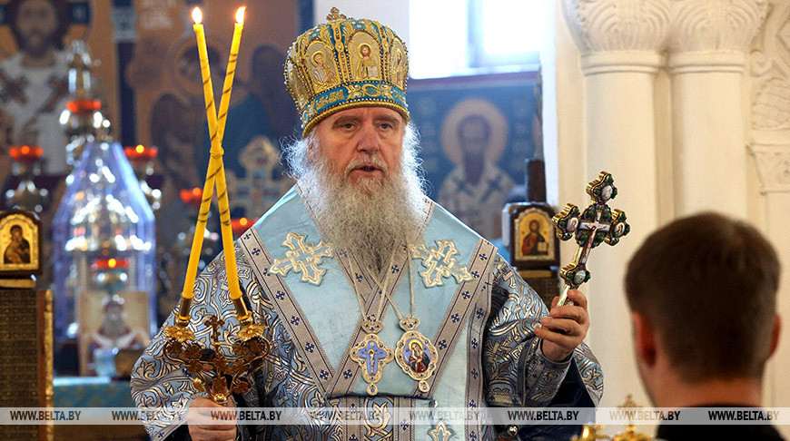 В Витебске прошло праздничное богослужение, посвященное Покрову Пресвятой Богородицы