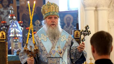 В Витебске прошло праздничное богослужение, посвященное Покрову Пресвятой Богородицы