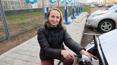 Новый зарядный комплекс для электромобилей открылся в Витебске