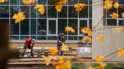 Строительство комплекса крытых теннисных кортов в Минске близится к завершению