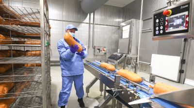 Новый цех по производству колбасных изделий запустили в Кобрине