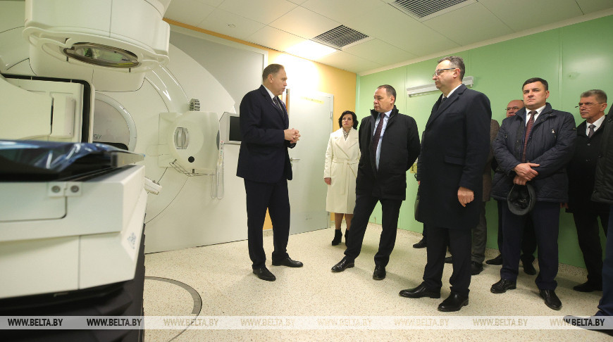 Головченко посетил онкологический центр в Гродно