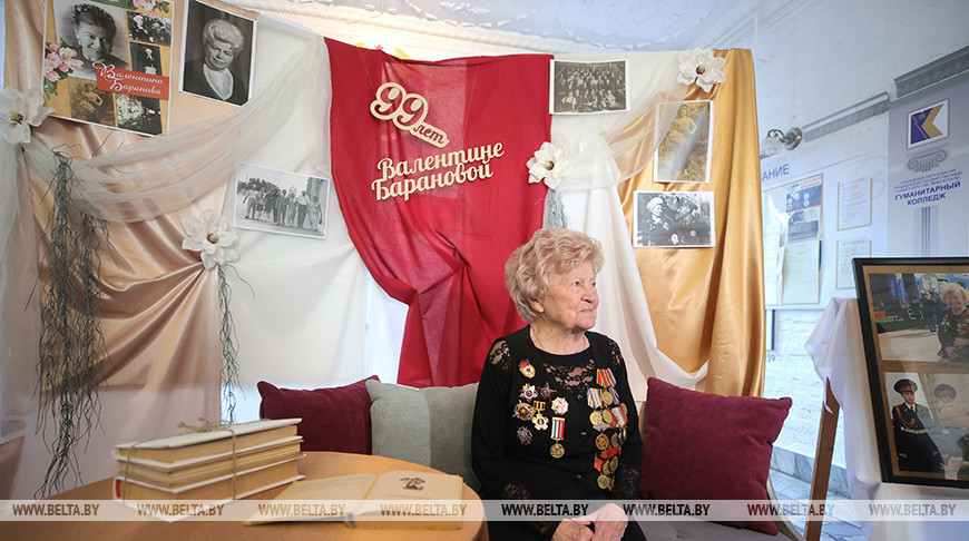 Ветеран Великой Отечественной войны Валентина Баранова отмечает 99-летие