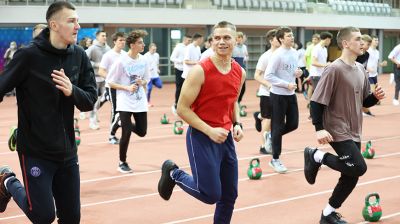 Минск принял эстафету народного силового марафона "За Отечество!"