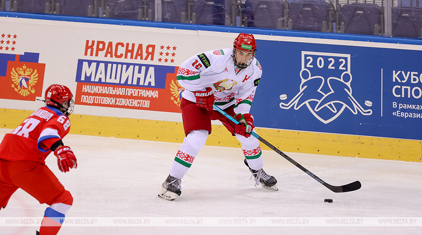 Белорусские хоккеисты одержали вторую победу на Кубке Президентского спортивного клуба