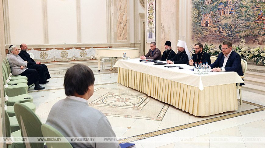 Пресс-конференция митрополита Минского и Заславского Вениамина прошла в Минске