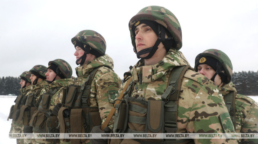 Курс молодого бойца проходят военнослужащие внутренних войск МВД