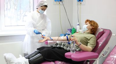 Члены БСЖ приняли участие в акции по безвозмездной сдаче крови