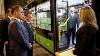 Головченко показали первый на российском рынке белорусский электробус