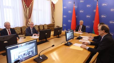Андрейченко встретился с председателем Панафриканского парламента в режиме видео-конференц-связи