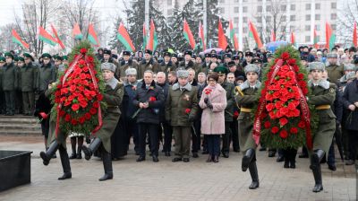 В Гомеле прошел митинг, посвященный 79-й годовщине освобождения города