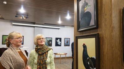 Выставка художника-священника "Птичий венок" открылась в Витебске