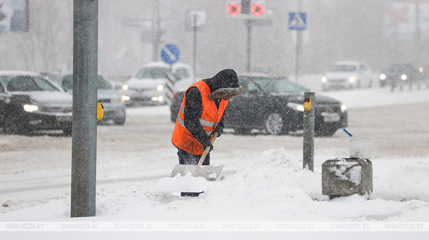 Снегопады в Беларуси