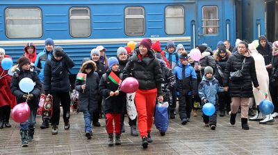 Дети Донбасса приехали на оздоровление в Беларусь