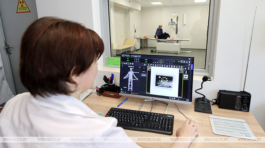Модернизированный рентген-кабинет открыли в Витебской больнице скорой помощи