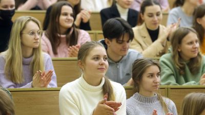 Караник встретился со студентами Гродненского медицинского университета