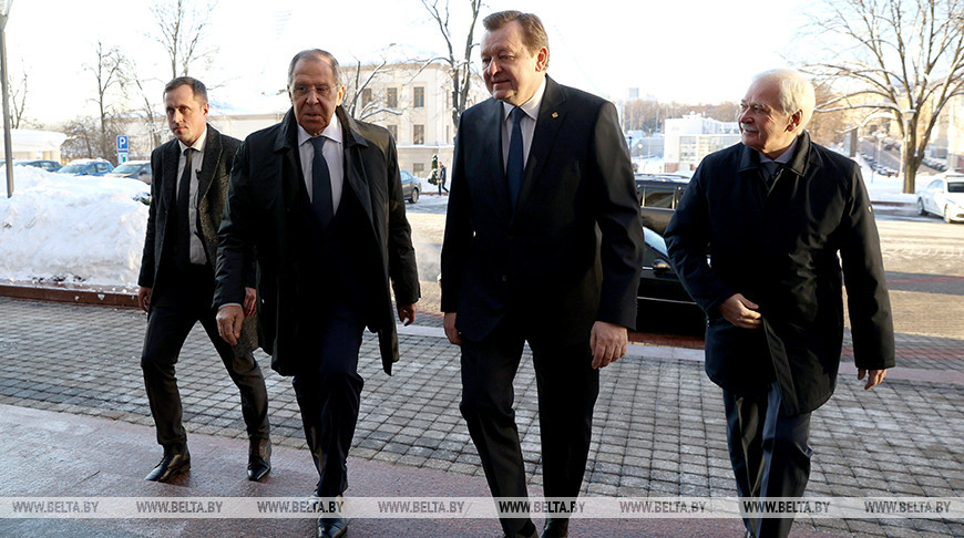 В Минске прошла встреча министров иностранных дел Беларуси и России