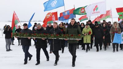 Финал республиканской акции "Символ единства" состоялся на Кургане Славы