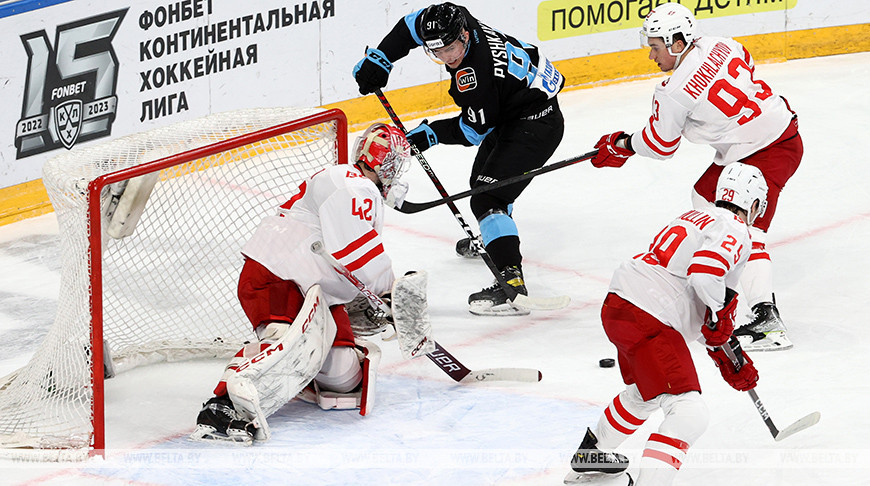 Хоккеисты минского "Динамо" проиграли восьмой матч подряд в КХЛ