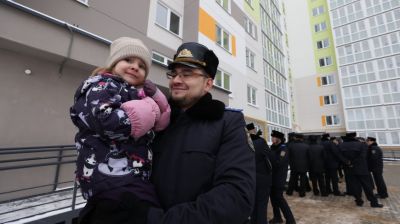 В Минском районе состоялось открытие многоквартирного жилого дома