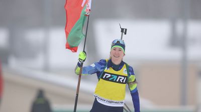 Динара Алимбекова-Смольская выиграла гонку преследования на Кубке Содружества в Раубичах