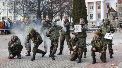 Военно-патриотический центр "Скиф" в Речице отпраздновал 25-летие
