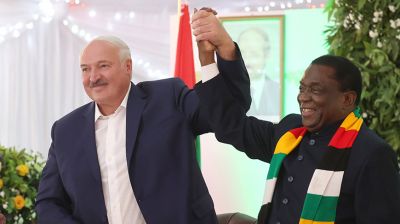 Лукашенко и Мнангагва провели официальные переговоры