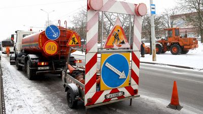 В Минске выполняют ямочный ремонт дорог