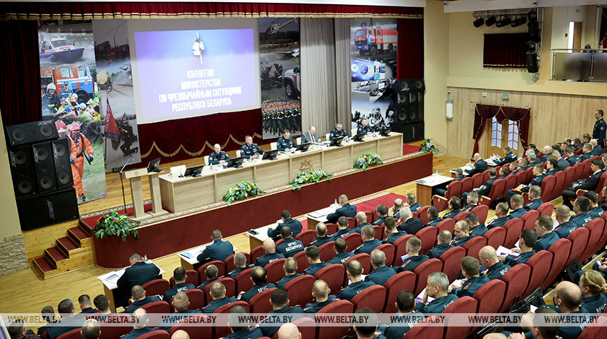 Заседание коллегии МЧС состоялось в Университете гражданской защиты