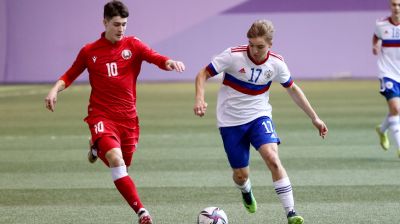 Белорусские футболисты уступили россиянам на турнире в Минске