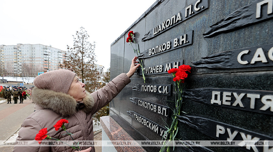 Память погибших в Афганистане почтили в Витебске