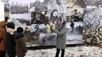 Историко-военная реконструкция о партизанском движении прошла под Рогачевом