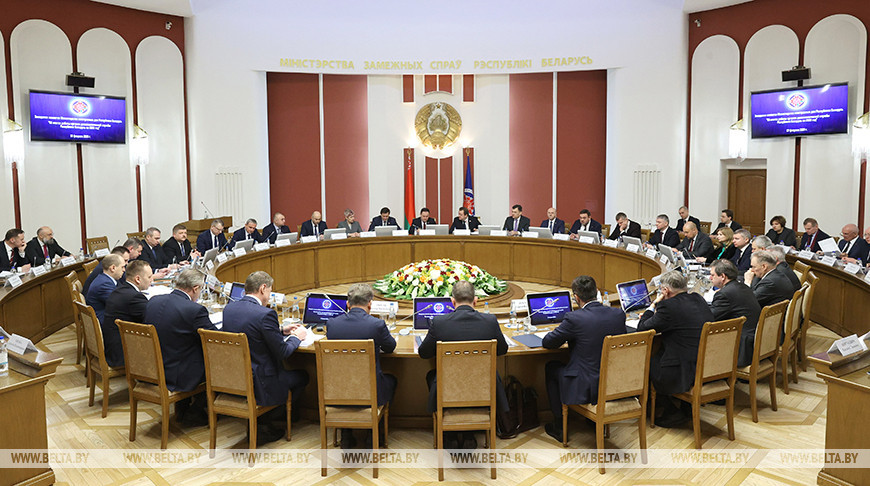 Коллегия внешнеполитического ведомства состоялась в Минске
