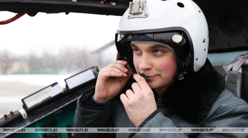 Максим Соколовский - один из самых молодых летчиков-операторов боевого вертолета в Беларуси