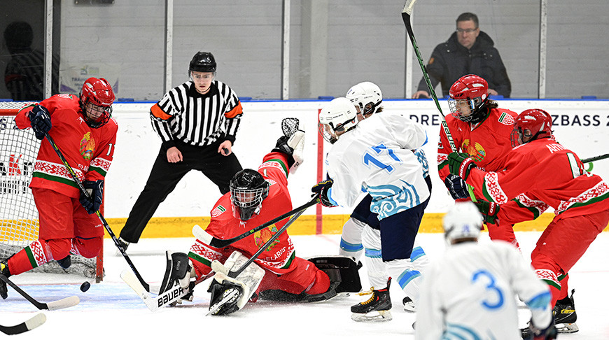 Хоккейный матч с участием белорусской команды на спортивных играх "Дети Азии" прошел в Новокузнецке
