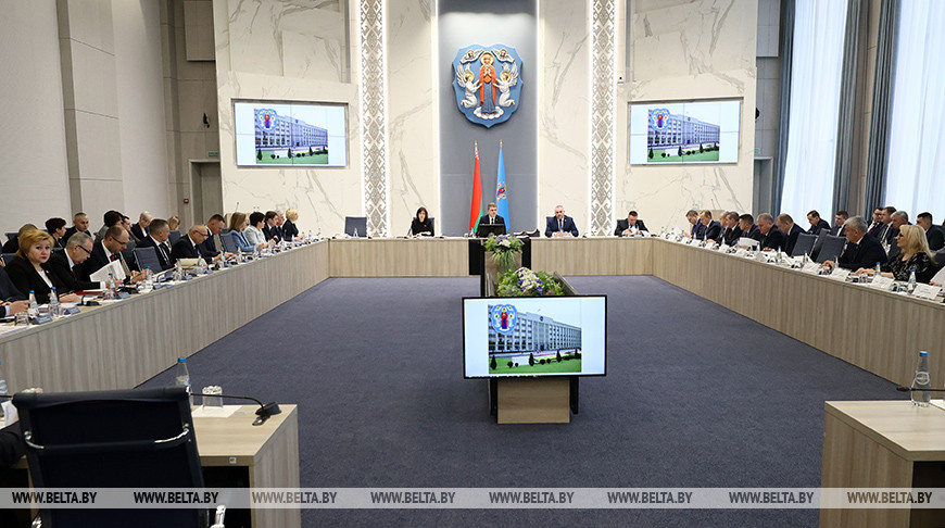 Итоги социально-экономического развития столицы подвели на заседании Мингорисполкома