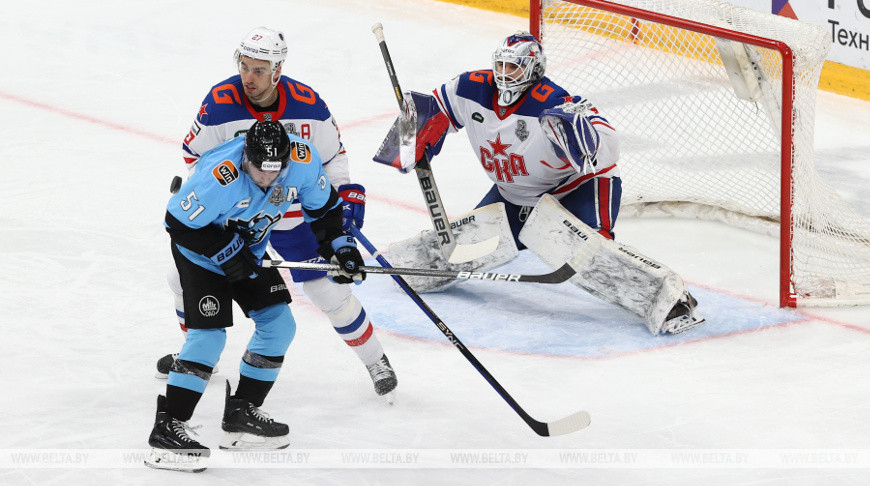 Минские динамовцы сравняли счет в серии первого раунда плей-офф КХЛ против СКА