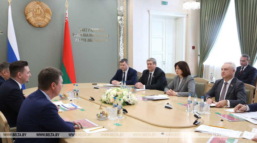 Кочанова встретилась с делегацией Воронежской области