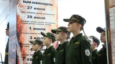 В средней школе №56 Минска состоялось открытие военно-патриотического клуба