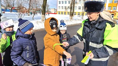Акция по профилактике детского травматизма на дорогах прошла в Витебской области