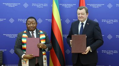 Главы МИД Беларуси и Зимбабве приняли совместные заявления