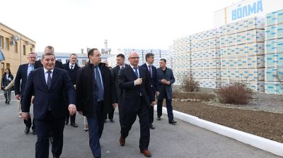 Премьер-министр Беларуси посетил ООО "Корпорация "ВОЛМА"