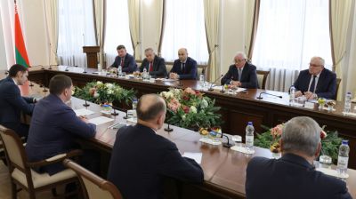 Пархомчик встретился с делегацией Свердловской области