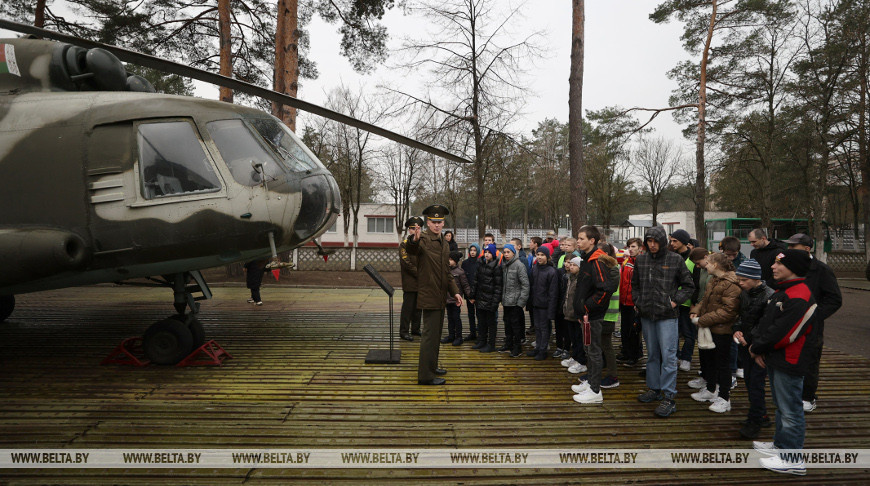 Воспитанники Руденской школы-интерната посетили Военную академию Беларуси