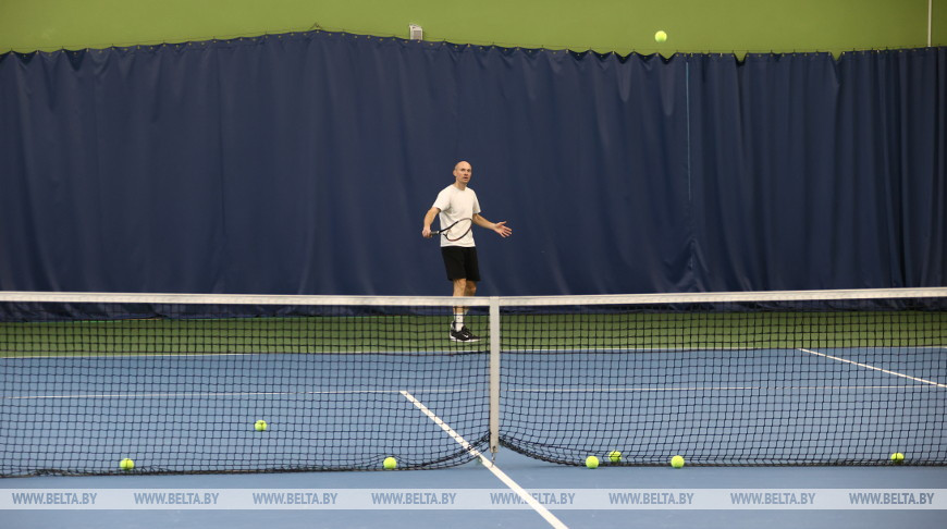 Николай Давыденко провел мастер-класс для воспитанников теннисных школ Минска